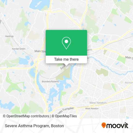 Severe Asthma Program map