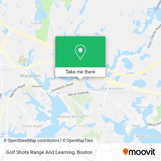 Golf Shots Range And Learning map