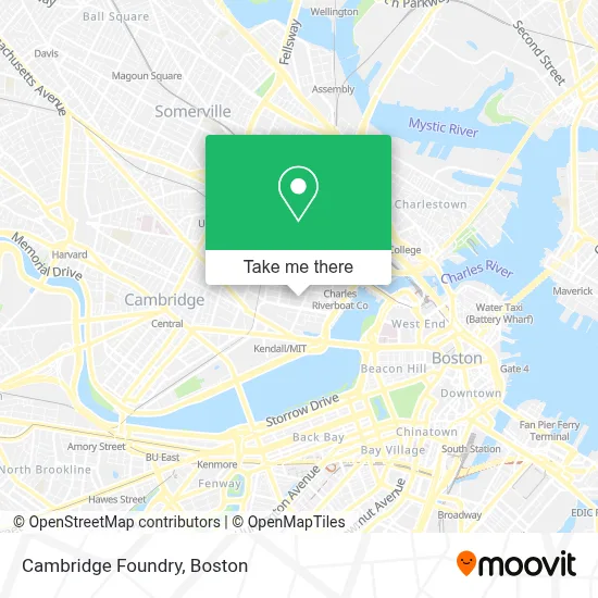 Cambridge Foundry map