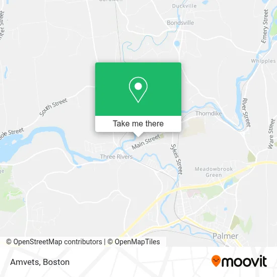 Amvets map