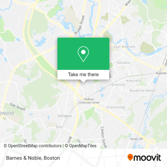 Barnes & Noble map