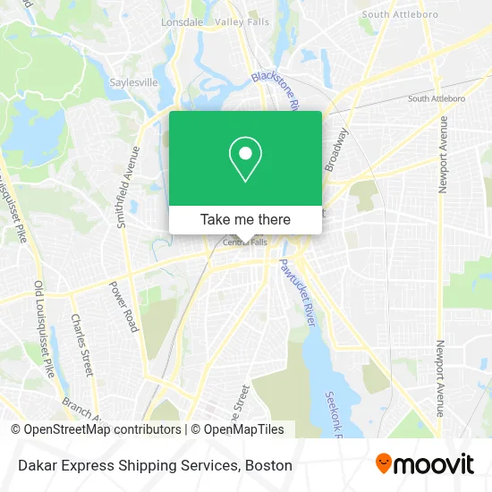 Dakar Express Shipping Services map