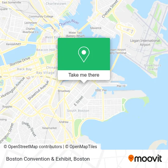 Boston Convention & Exhibit map