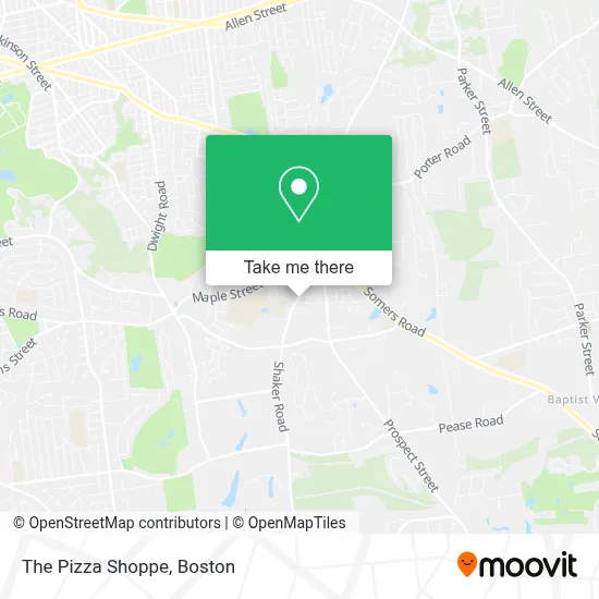 The Pizza Shoppe map
