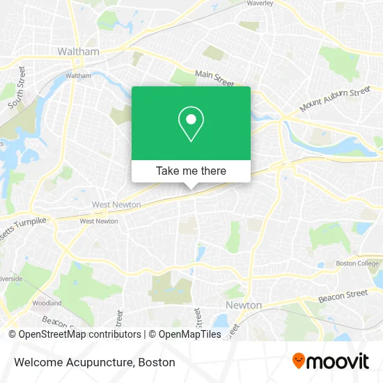 Welcome Acupuncture map