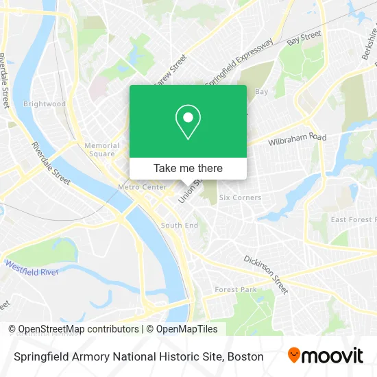 Springfield Armory National Historic Site map