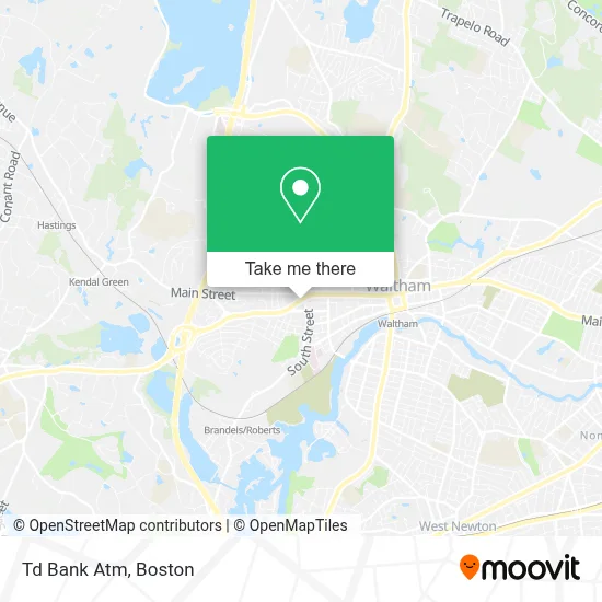 Td Bank Atm map