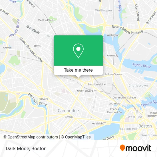 Dark Mode map