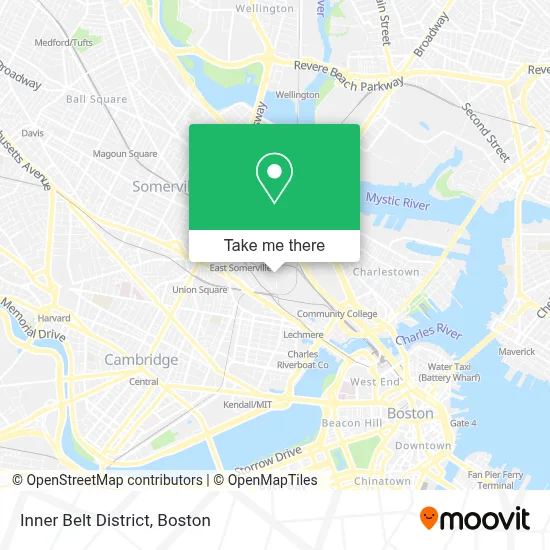 Inner Belt District map