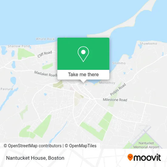 Nantucket House map