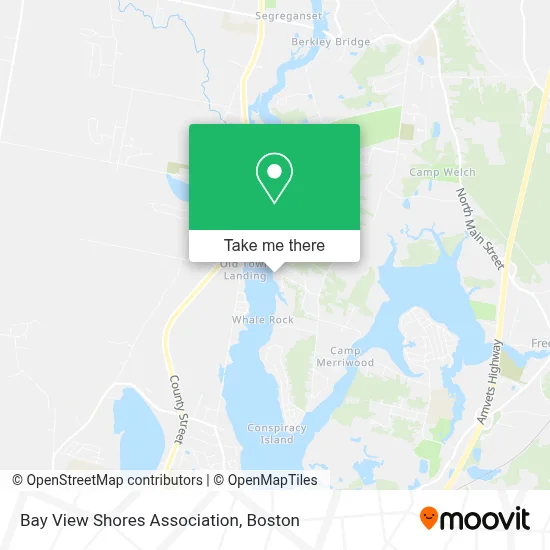 Bay View Shores Association map