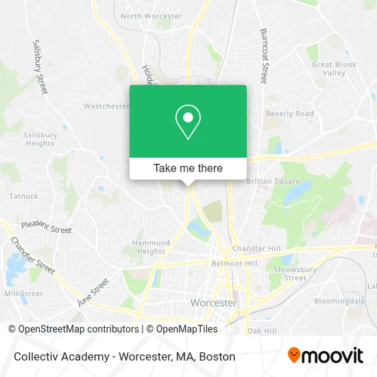 Collectiv Academy - Worcester, MA map