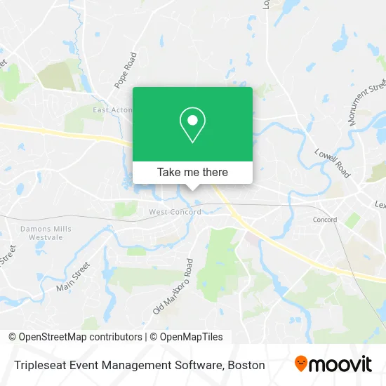 Tripleseat Event Management Software map