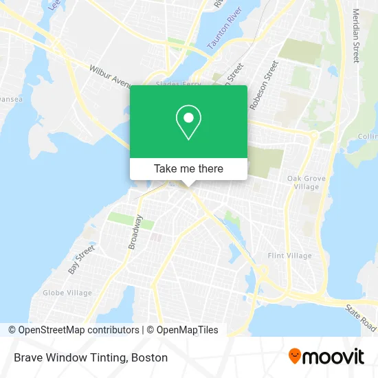 Brave Window Tinting map