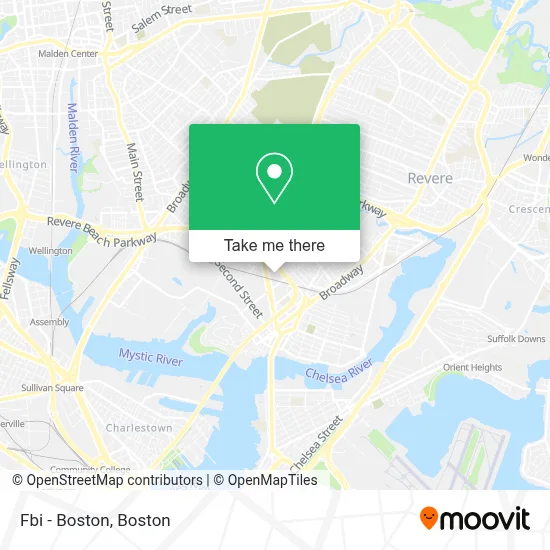 Fbi - Boston map