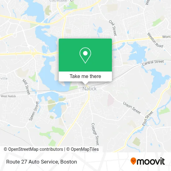 Route 27 Auto Service map