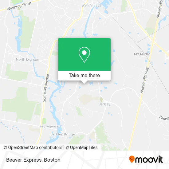 Beaver Express map