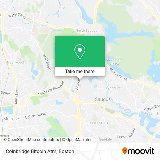 Coinbridge Bitcoin Atm map