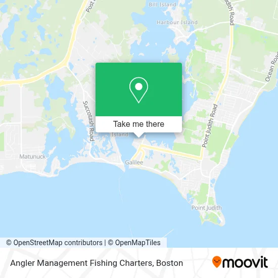 Angler Management Fishing Charters map