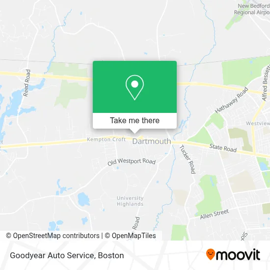 Goodyear Auto Service map