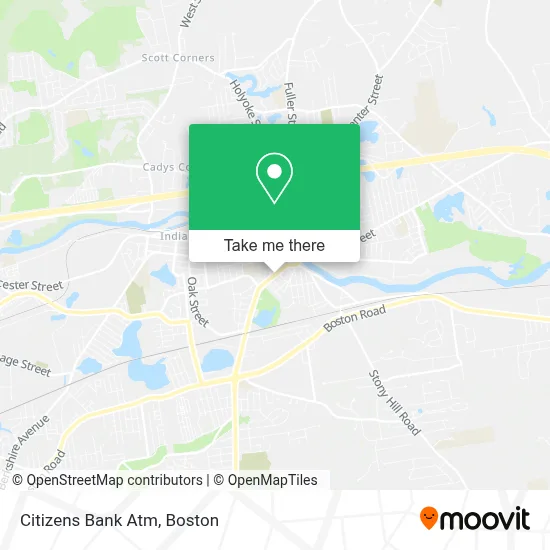 Citizens Bank Atm map