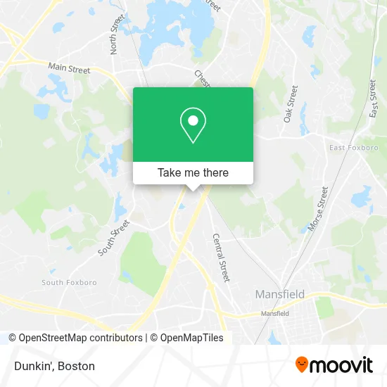 Dunkin' map