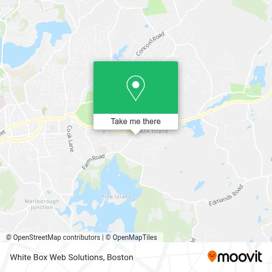 White Box Web Solutions map