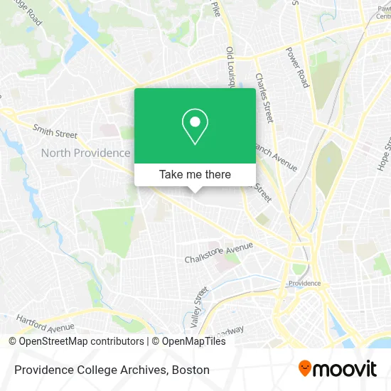Providence College Archives map