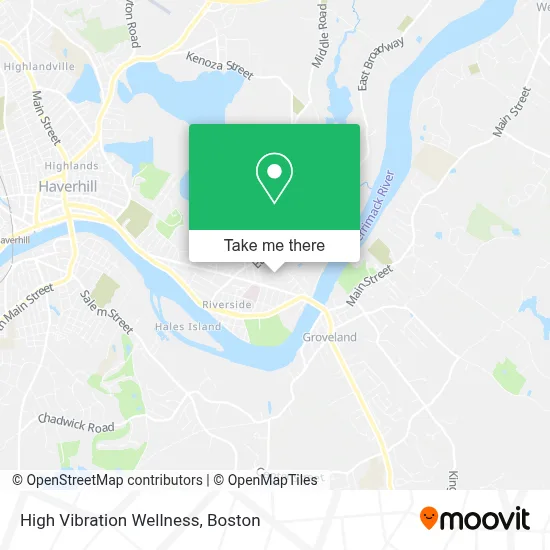 High Vibration Wellness map
