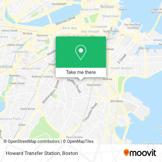 Howard Transfer Station map