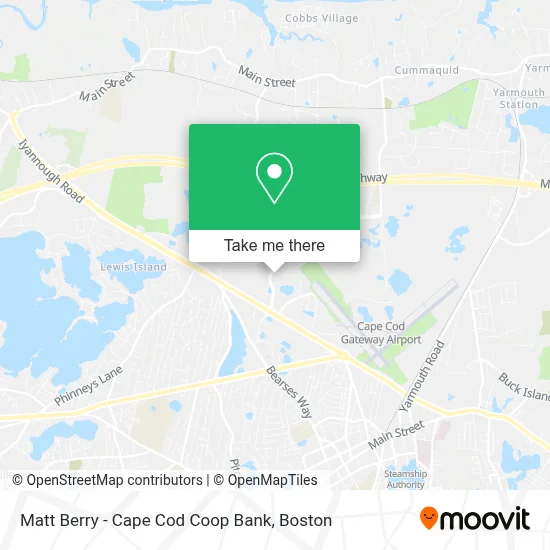 Matt Berry - Cape Cod Coop Bank map