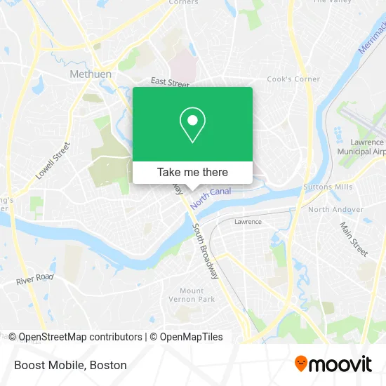 Boost Mobile map