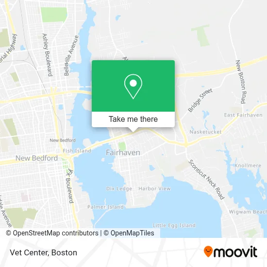Vet Center map
