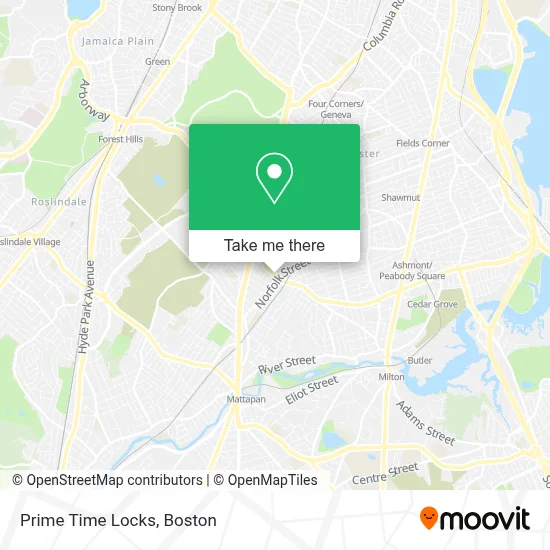 Prime Time Locks map