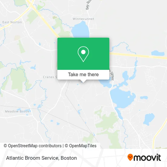 Atlantic Broom Service map