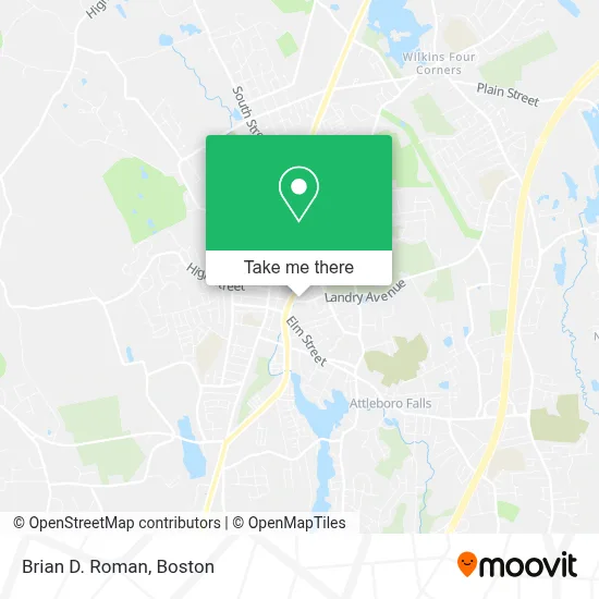 Brian D. Roman map