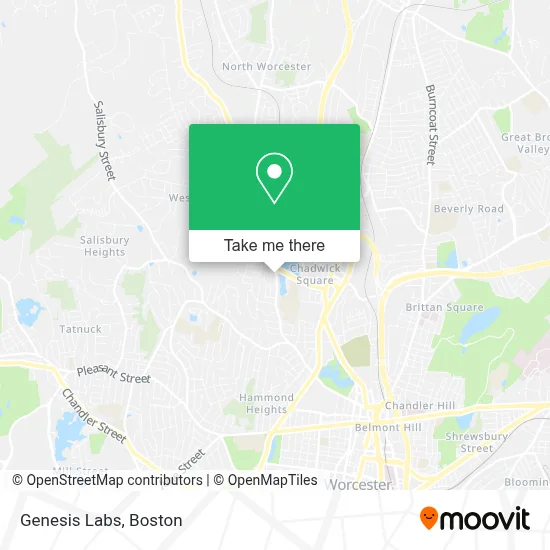 Genesis Labs map