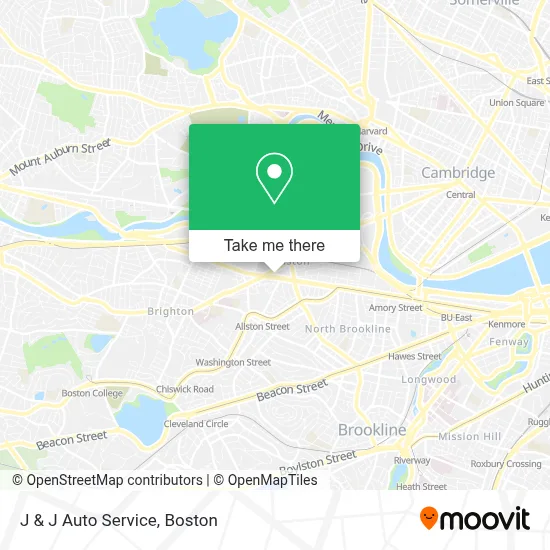 J & J Auto Service map