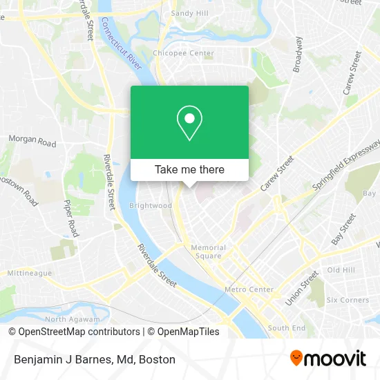 Benjamin J Barnes, Md map