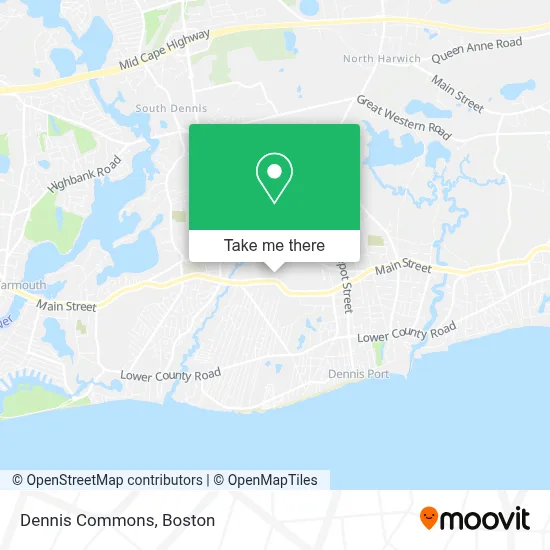 Dennis Commons map