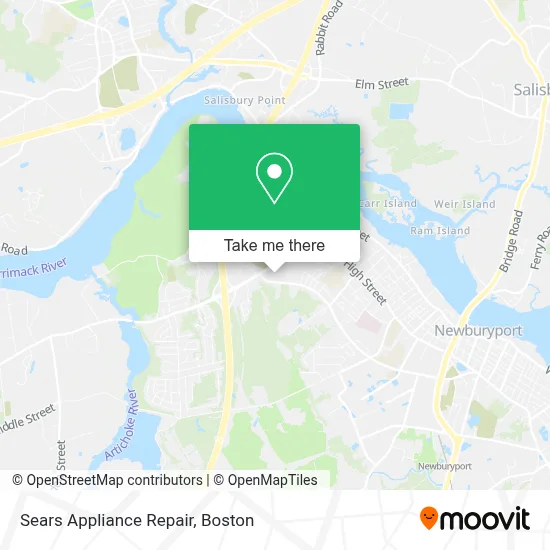 Sears Appliance Repair map