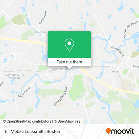 Eli Mobile Locksmith map