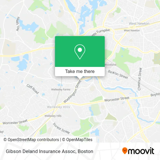 Gibson Deland Insurance Assoc map
