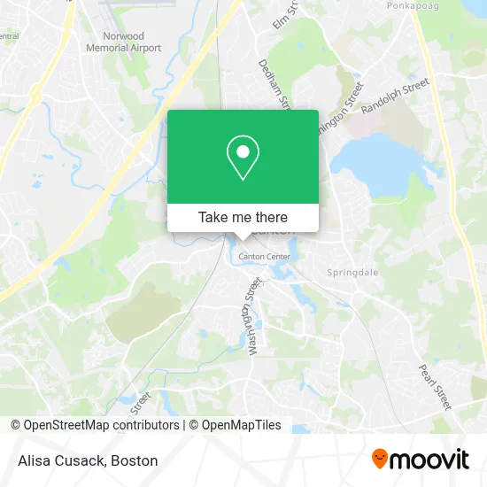 Alisa Cusack map