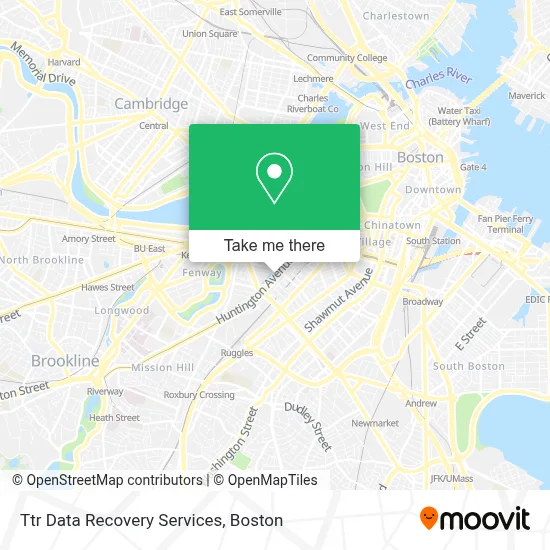 Ttr Data Recovery Services map