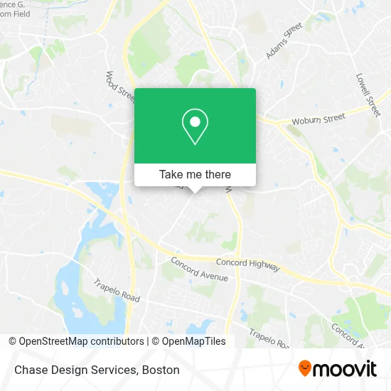 Chase Design Services map