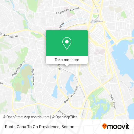 Punta Cana To Go Providence map