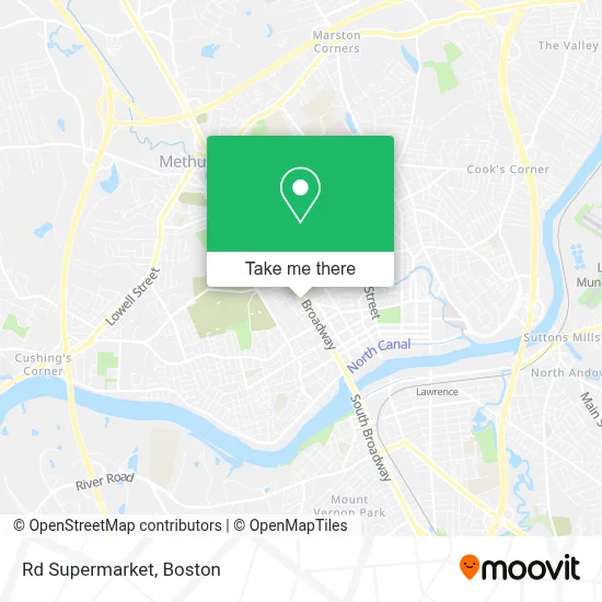 Rd Supermarket map