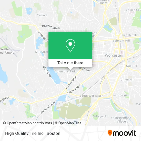 High Quality Tile Inc. map