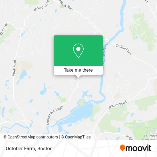 October Farm map